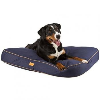 Autre nom possible : Coussin Jerome, Navy Cognac, Taille 80 x 60 x 6 cm