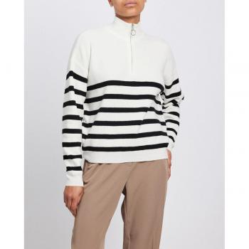 Jersey Vila mujer rayas cremallera