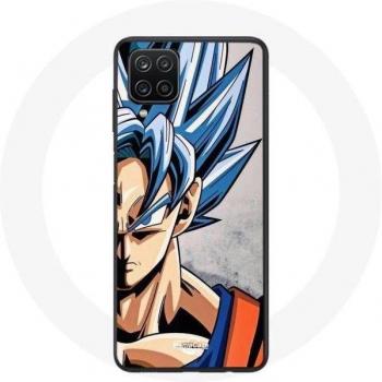 Samsung Galaxy A22 4G Hoesje Anime Dragon Ball Goku Blauw Haar