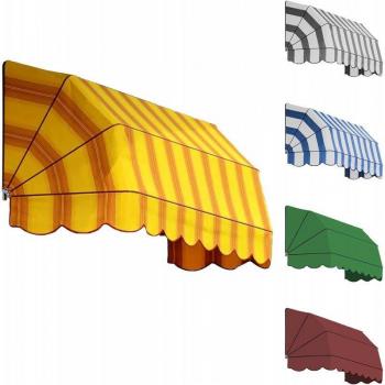 Toldo Impermeable 5 Rayos Blanco – Jardín & Balcón