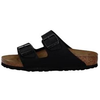 Sandali Birkenstock Arizona Saffiano Nero 44