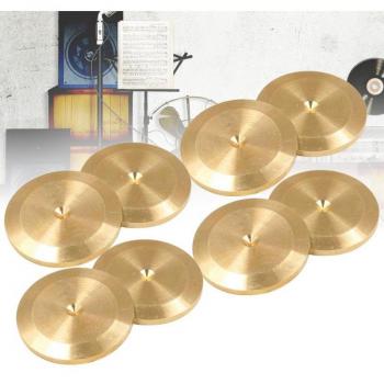 Copper Alloy Turntable Isolation Feet - 8 Pack