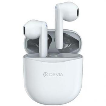 Auricolari Bluetooth TWS Joy A10 con custodia di ricarica bianca BT 5.0