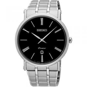 Seiko Skp393p1 Men's Classic Analog Watch with Stainless Strap