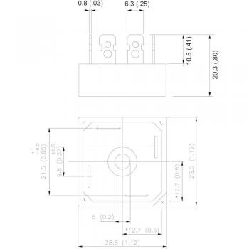 Vishay 36MB120A 1-Phase Diode Bridge