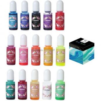 15-Color Epoxy Resin Pigment for Crafts - G29