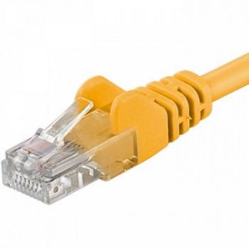 PremiumCord Level 5e RJ45 Ethernet Cable 0.25m Yellow