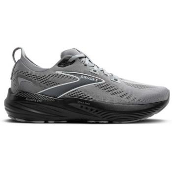 Brooks Glycerin GTS 22 Men’s Gait‑Stabilizing Road Shoes – Grey/Black/Blue Wash, 11D (Medium)