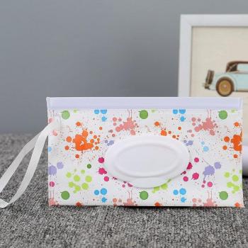 Boîte à lingettes bébé avec couvercle rabattable