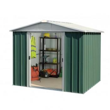 Abri de jardin mesurant 2,42 x 2,17 x 1,93 m