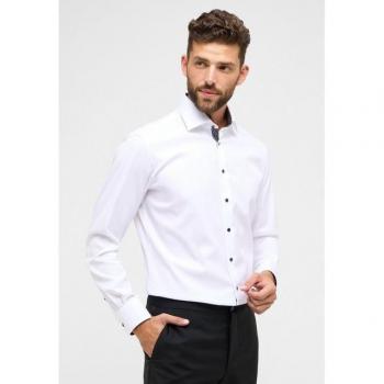 Eterna Bügelfreies Langarmhemd MODERN FIT, Weiß, Herren, Größe 43