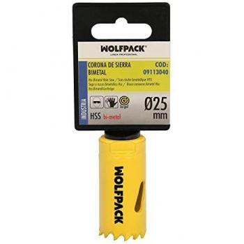Corona Sierra Bimetal Ø 25 mm Templado Termico Base Reforzada Wolfpack