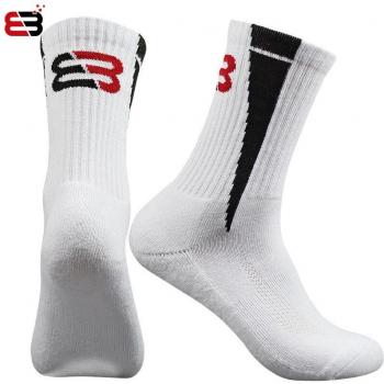 Quick-Dry Non-Slip Basketball Socks for Men - 3 Pairs Cotton Thickening