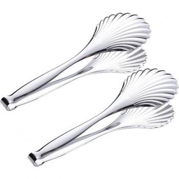 Catering Chef Food Salad Tongs, 11.2 Inch Kirsite Serving Utensils