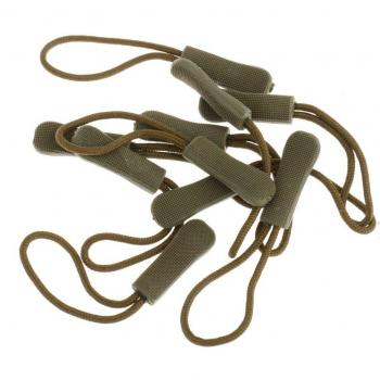 10x Zipper Puller Schnur Enden Stopper für Bekleidung/Rucksack/Sportbekleidung