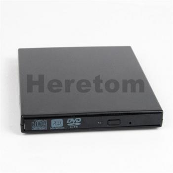 Heretom USB 2.0 9.5mm SATA to SATA External DVD-RW/DVD-ROM Enclosure