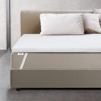 Coprimaterasso 6 cm Memory Foam 160x210 – Rivestimento Sfoderabile Antibatterico