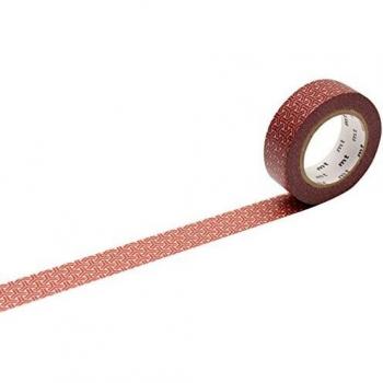 Tradi Washi Masking Tape - Kumikikkou Red