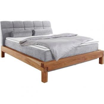 Villads® HomeAffaire Boxspringbett – Grau Argento – 199 × 231 cm
