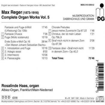 Completo Organ Works Volume 5