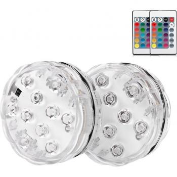 XRYL RGB Underwater Lamp with Remote Control for Swimming Pool and Garden