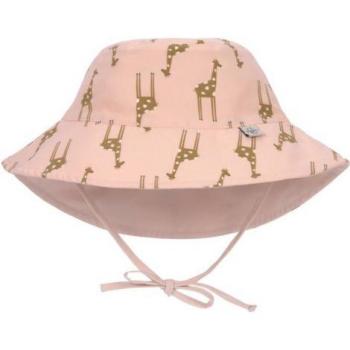 Chapeau anti-UV réversible Giraffe rose - Laessig 3-6 mois