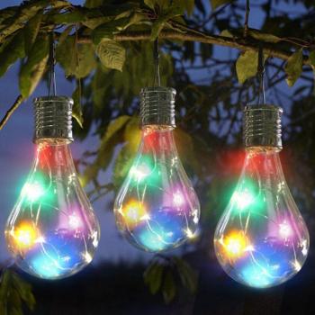 Wasserdichte LED-Drehbirne für Garten und Camping
