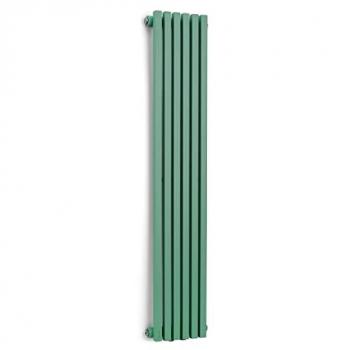 Radiateur sèche‑serviettes BLUMFELDT Delgado 120 x 25 mm 508 W – Murale – Vert