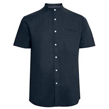 11 Project Herren Langarmhemd Insignia Blau
