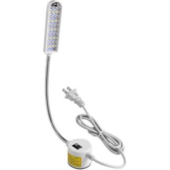 Sewing Machine LED Work Light - 30-LED Magnetic Dual Color White and Purple