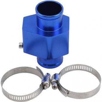 Medidor de temperatura de agua azul adaptador 26MM 28MM 30MM 32MM 34MM 36MM 38MM