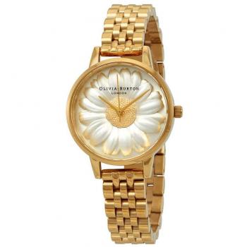 Olivia Burton Damen Analog Japanisch Quarz Uhr mit Edelstahl Armband OB16FS100