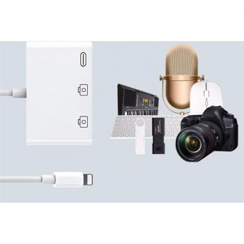 3.0 USB OTG Adapter mit Ladefunktion für iOS-Geräte
