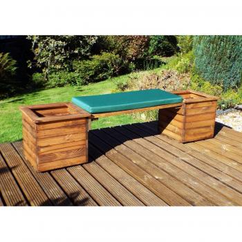 Deluxe Planter Bench - Green