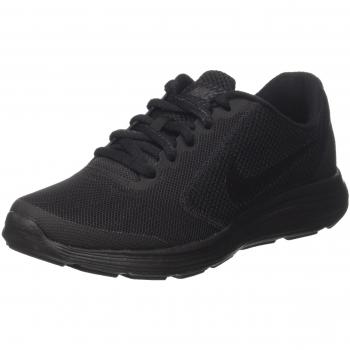 Nike Revolution 3, Baskets de Course pour Garçon, Coloris Noir (Black/Black), Pointure 38 EU