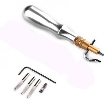 Ensemble d'outils cuir 5 en 1 Pro Couture