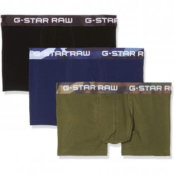 G-STAR RAW Classic Truk Camo 3-Pack Bañador para Hombre - Sage/Imperial Blue/Dk Black