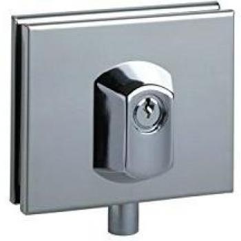 METALUX SAS Poliertes Edelstahl-Glastürschloss