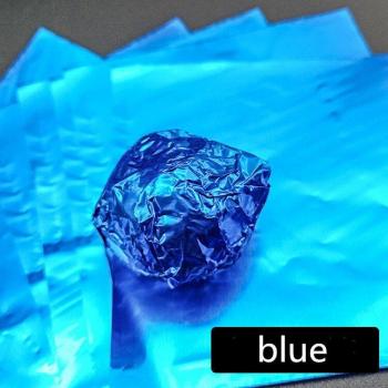 100pcs 8*8cm Gold Aluminium Foil Chocolate Wrapping Paper