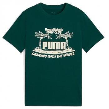 Maglietta Verde Regular Fit Mid90s Puma