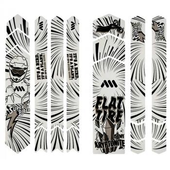 Protection cadre VTT - All Mountain Style - Noir/Blanc