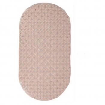 Tappetino Ovale per Vasca da Bagno Rosa