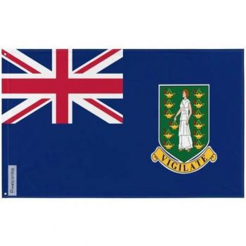 Flag of the British Virgin Islands – 64 × 96 cm, Polyester, Full‑Color, Iron Eyelets