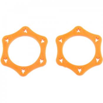2Pcs Wireless Mic with Anti-Rolling Silicone Hexagon Ring