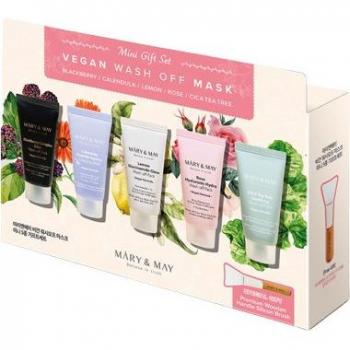 Mary & May Vegan Wash Off Mask Mini Gift Set (5*30gr)
