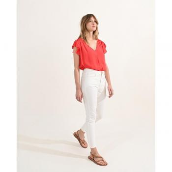Pantalon skinny femme taille haute