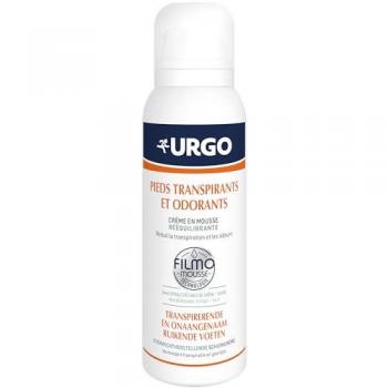 Urgo Crème en Mousse Rééquilibrante Pieds Transpirants 125 ml - Flacon-Aérosol 125 ml