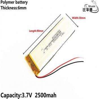 High-Quality 3.7V 2500mAh Polymer Li-ion Battery for Toys, Power Banks, GPS, MP3, MP4