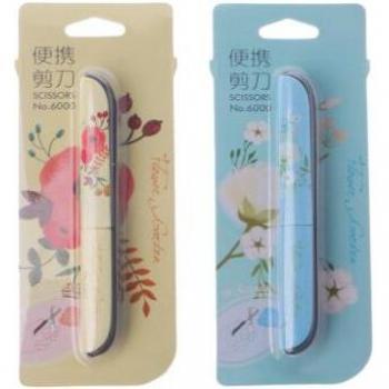 Floral Design Portable Scissors