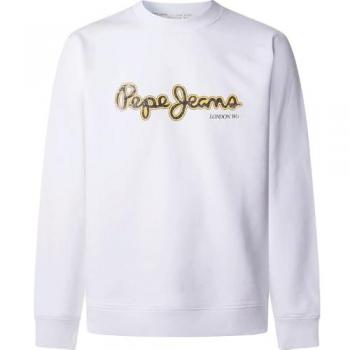 Pepe Jeans Sweatshirt Dorain Crew Blanc pour Homme (S)